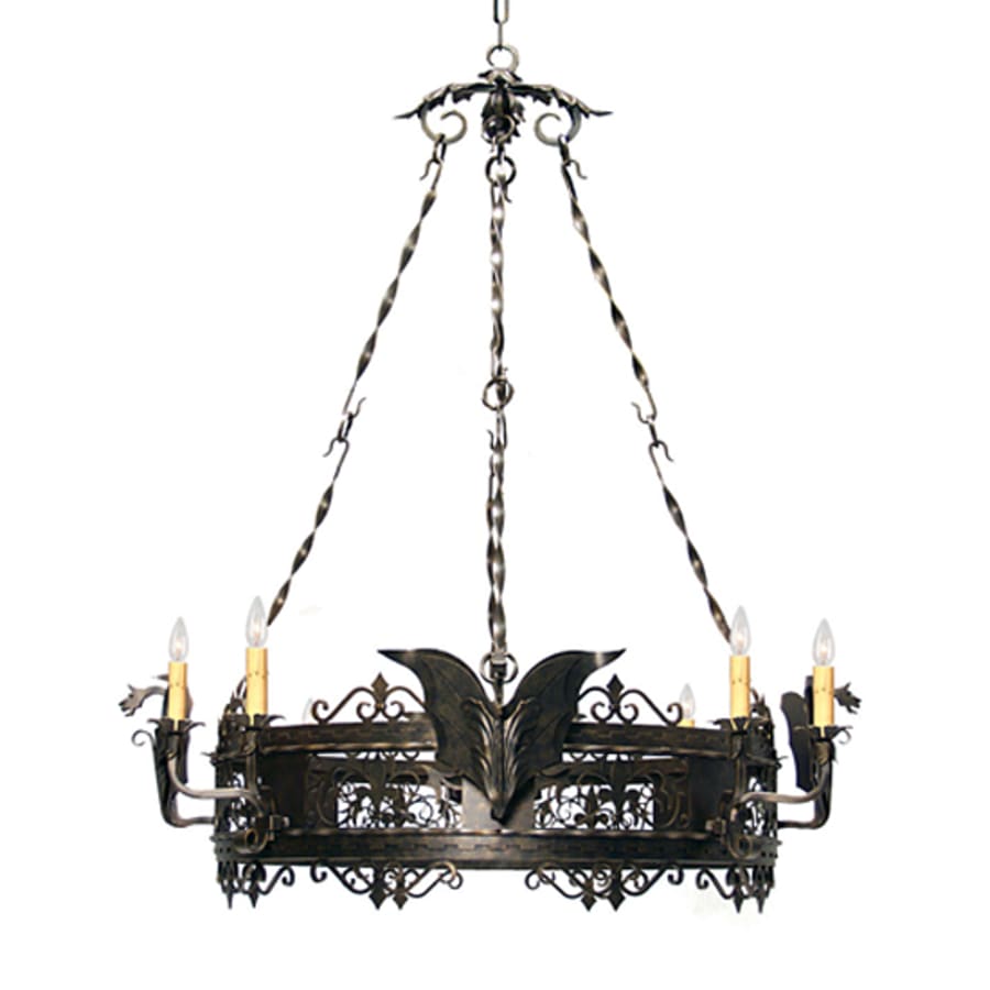 Meyda Tiffany Dragone 8 Light 46" Wide Taper Candle Style Chandelier