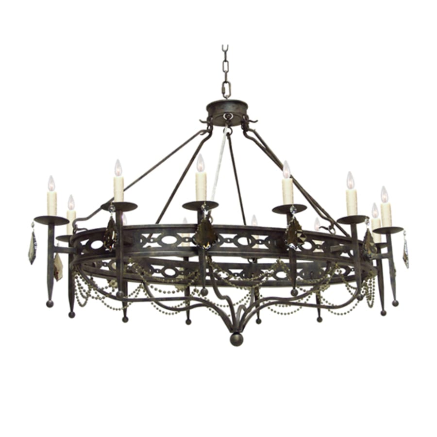 Meyda Tiffany Jasmine 12 Light 36" Wide Taper Candle Style Chandelier