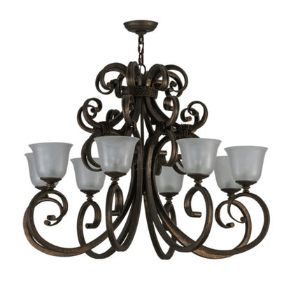 Meyda Tiffany Belvedere 8 Light 37" Wide Chandelier