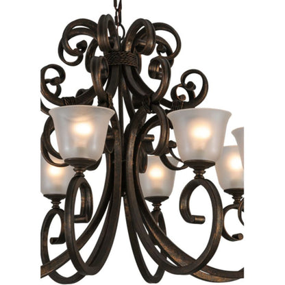 Meyda Tiffany Belvedere 8 Light 37" Wide Chandelier