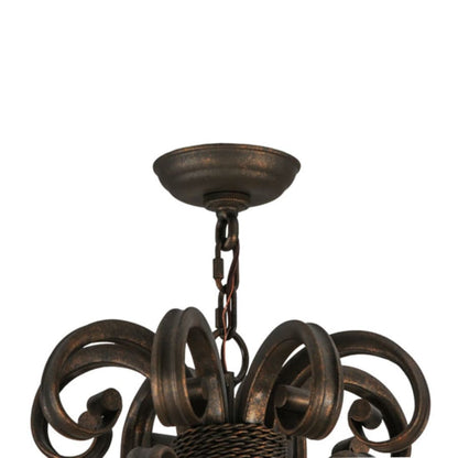 Meyda Tiffany Belvedere 8 Light 37" Wide Chandelier