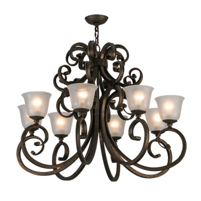 Meyda Tiffany Belvedere 8 Light 37" Wide Chandelier
