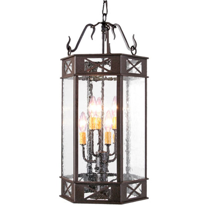 Meyda Tiffany Gina 7 Light 14" Wide Taper Candle Pendant