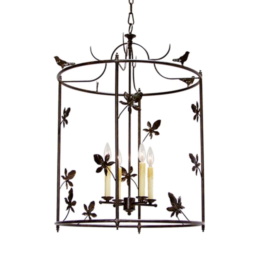Meyda Tiffany Jillian 4 Light 25" Wide Taper Candle Style Chandelier