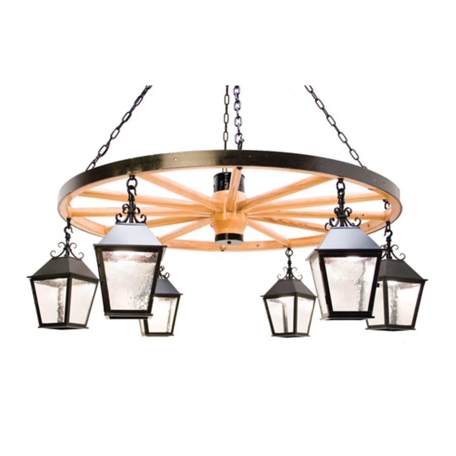 Meyda Tiffany Silverton 6 Light 58" Wide Chandelier