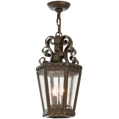Meyda Tiffany Cadenza 2 Light 10" Wide Taper Candle Pendant