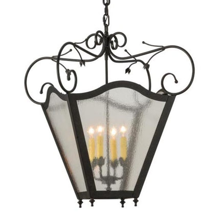 Meyda Tiffany Terena 4 Light 29" Wide Taper Candle Pendant