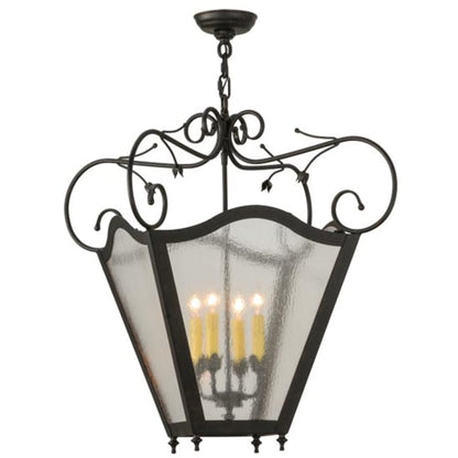 Meyda Tiffany Terena 4 Light 29" Wide Taper Candle Pendant