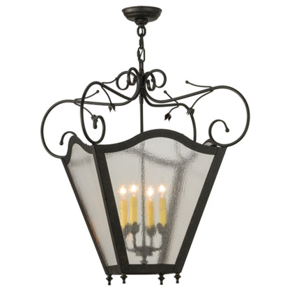 Meyda Tiffany Terena 4 Light 29" Wide Taper Candle Pendant