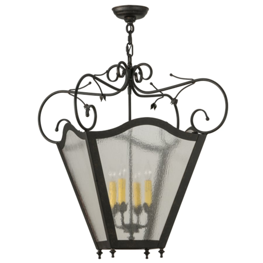 Meyda Tiffany Terena 4 Light 29" Wide Taper Candle Pendant