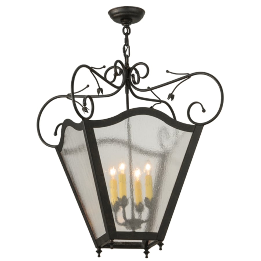 Meyda Tiffany Terena 4 Light 29" Wide Taper Candle Pendant