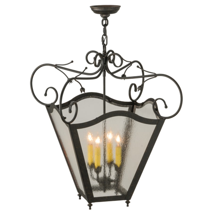 Meyda Tiffany Terena 4 Light 29" Wide Taper Candle Pendant