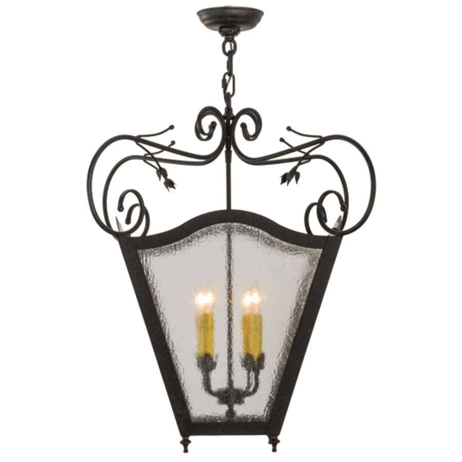 Meyda Tiffany Terena 4 Light 29" Wide Taper Candle Pendant