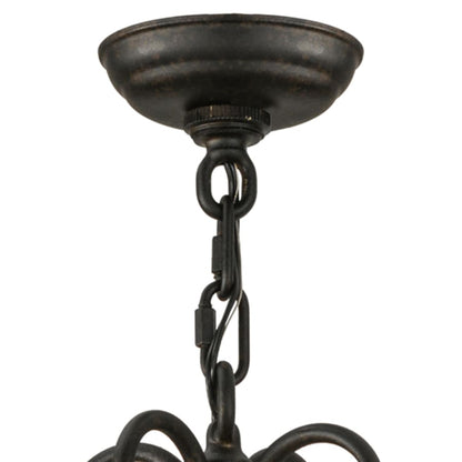 Meyda Tiffany Terena 4 Light 29" Wide Taper Candle Pendant