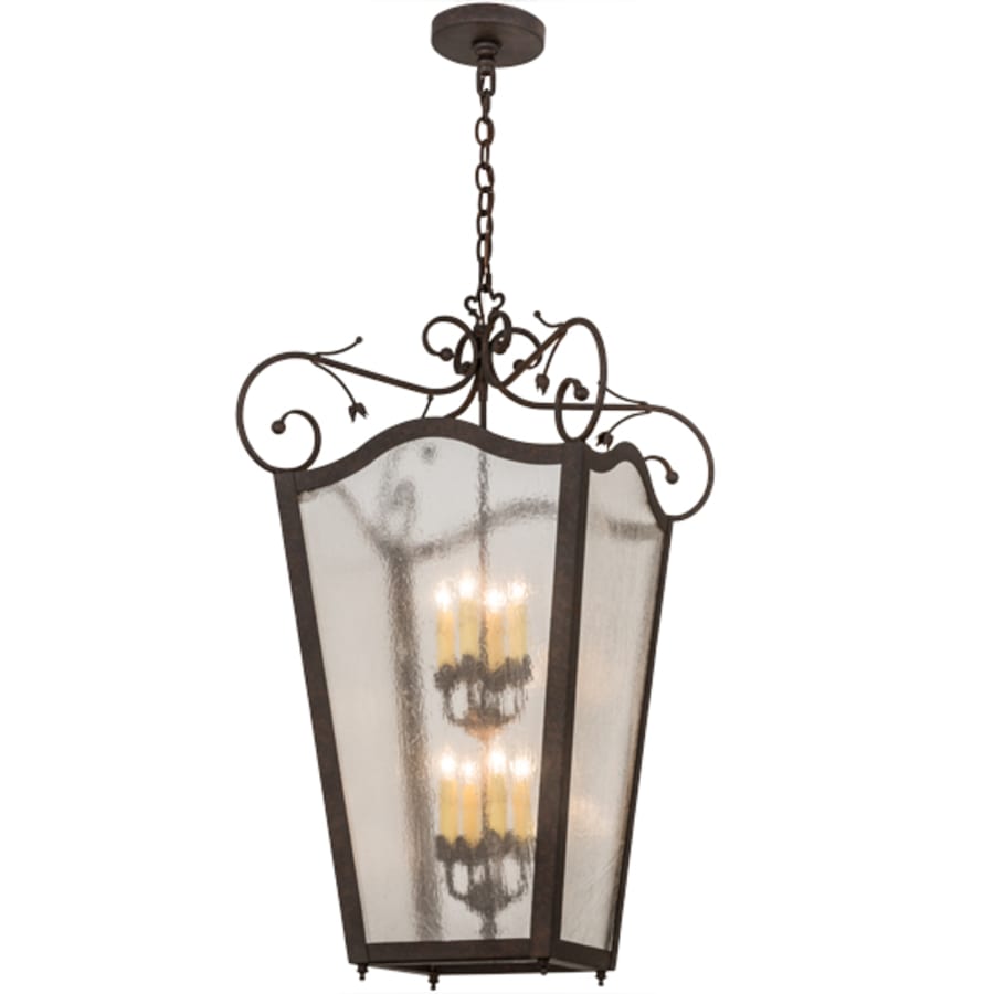 Meyda Tiffany Tessa 8 Light 28" Wide Taper Candle Pendant
