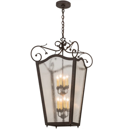 Meyda Tiffany Tessa 8 Light 28" Wide Taper Candle Pendant