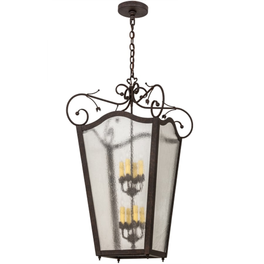 Meyda Tiffany Tessa 8 Light 28" Wide Taper Candle Pendant