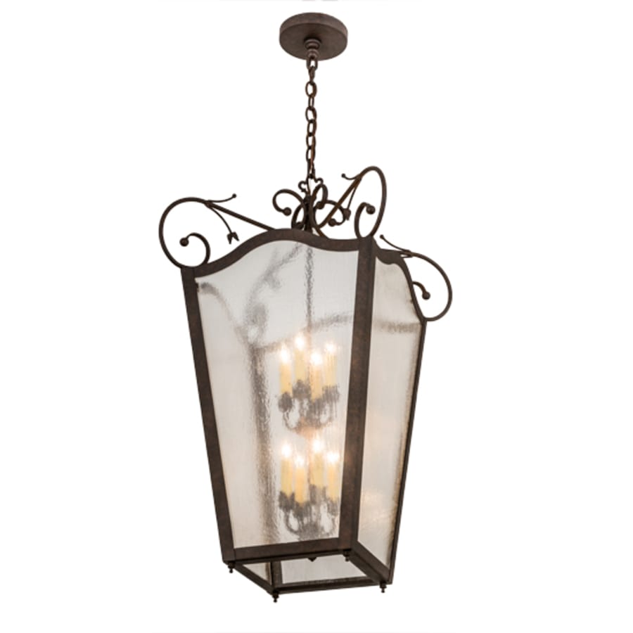 Meyda Tiffany Tessa 8 Light 28" Wide Taper Candle Pendant
