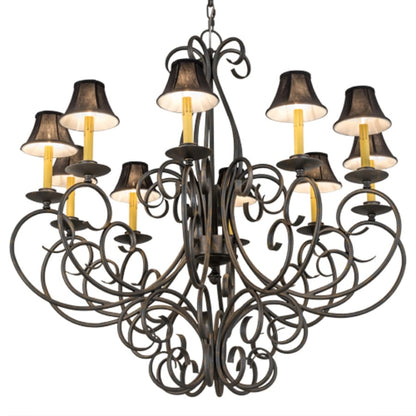 Meyda Tiffany Phillipe 10 Light 42" Wide Chandelier