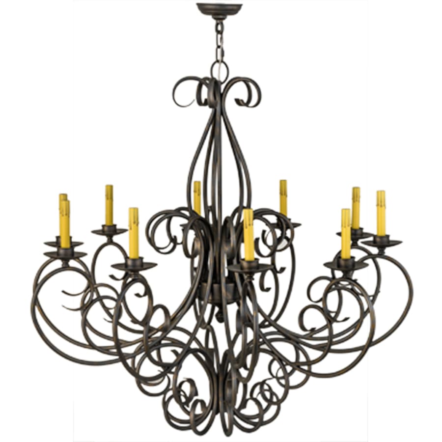 Meyda Tiffany Phillipe 10 Light 42" Wide Chandelier