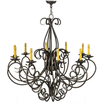 Meyda Tiffany Phillipe 10 Light 42" Wide Chandelier