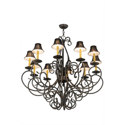 Meyda Tiffany Phillipe 10 Light 42" Wide Chandelier
