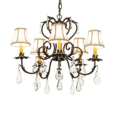 Meyda Tiffany Chantilly 5 Light 24" Wide Crystal Chandelier