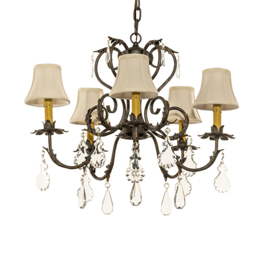 Meyda Tiffany Chantilly 5 Light 24" Wide Crystal Chandelier