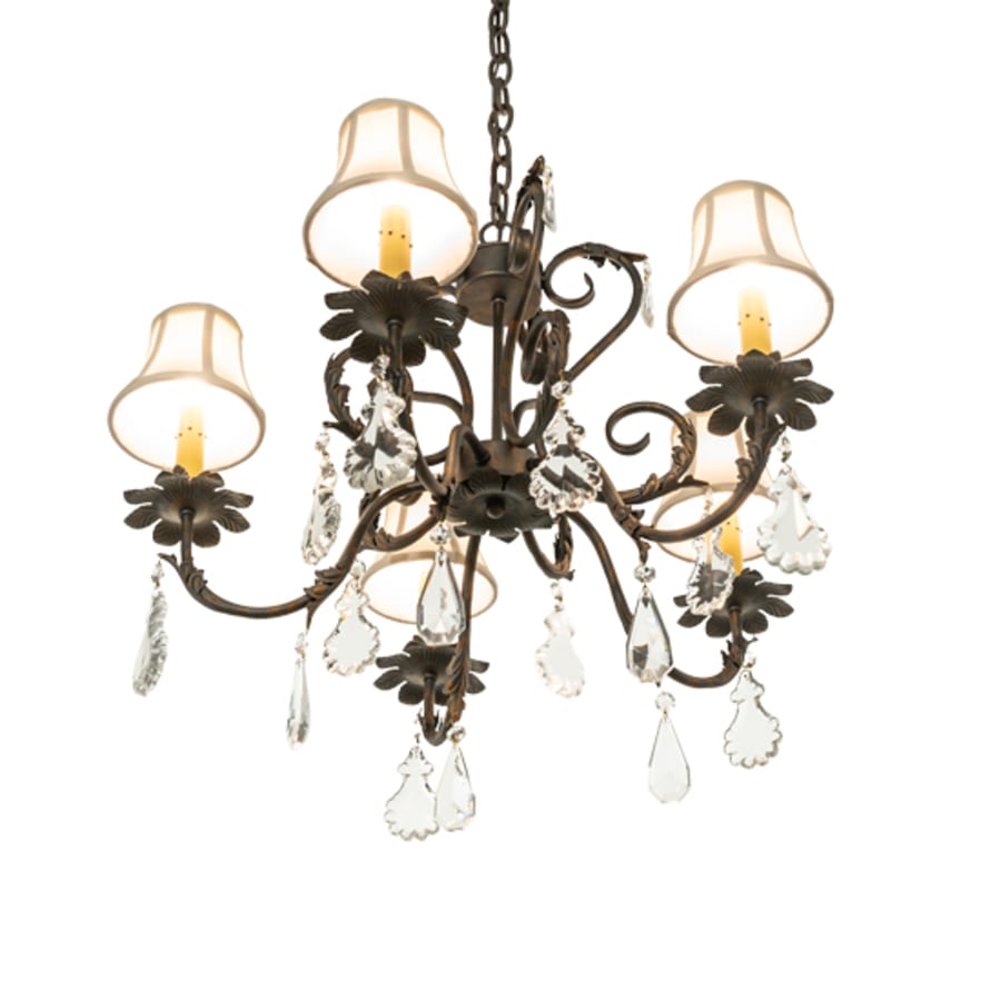 Meyda Tiffany Chantilly 5 Light 24" Wide Crystal Chandelier