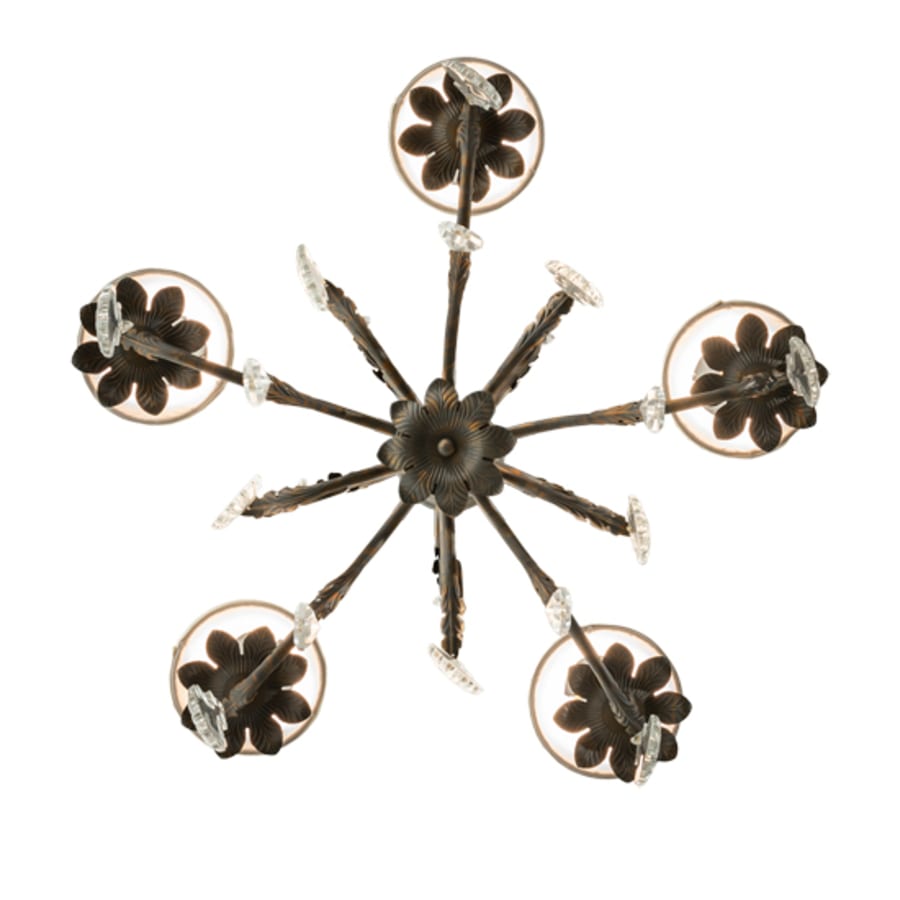 Meyda Tiffany Chantilly 5 Light 24" Wide Crystal Chandelier
