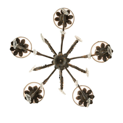 Meyda Tiffany Chantilly 5 Light 24" Wide Crystal Chandelier