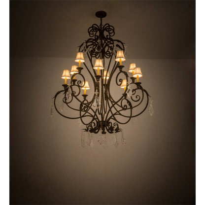 Meyda Tiffany Josephine 10 Light 48" Wide Crystal Chandelier