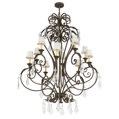 Meyda Tiffany Josephine 10 Light 48" Wide Crystal Chandelier