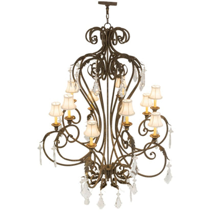 Meyda Tiffany Josephine 10 Light 48" Wide Crystal Chandelier