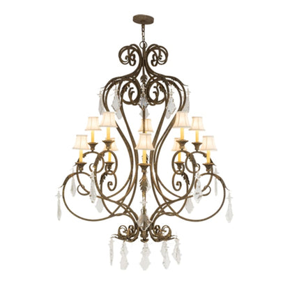 Meyda Tiffany Josephine 10 Light 48" Wide Crystal Chandelier