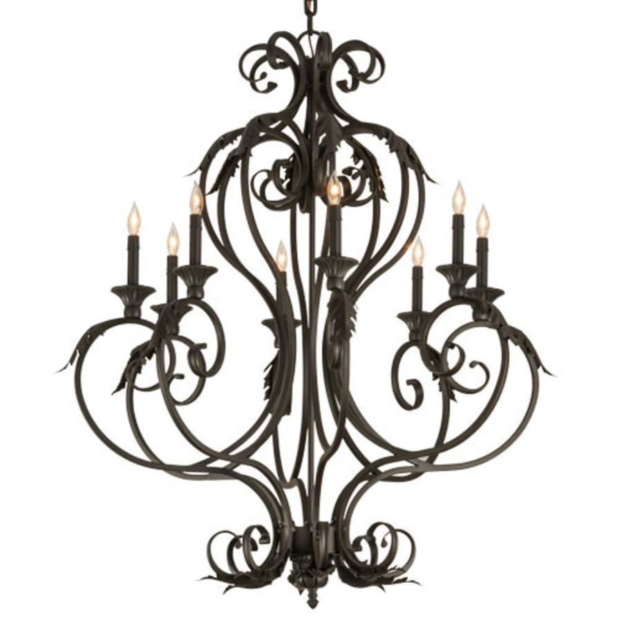 Meyda Tiffany Josephine 8 Light 36" Wide Taper Candle Style Chandelier