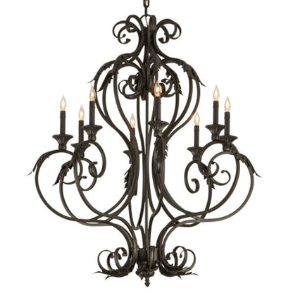 Meyda Tiffany Josephine 8 Light 36" Wide Taper Candle Style Chandelier