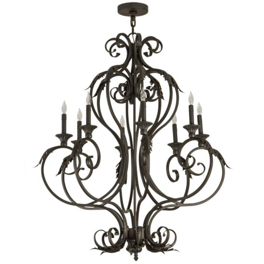 Meyda Tiffany Josephine 8 Light 36" Wide Taper Candle Style Chandelier