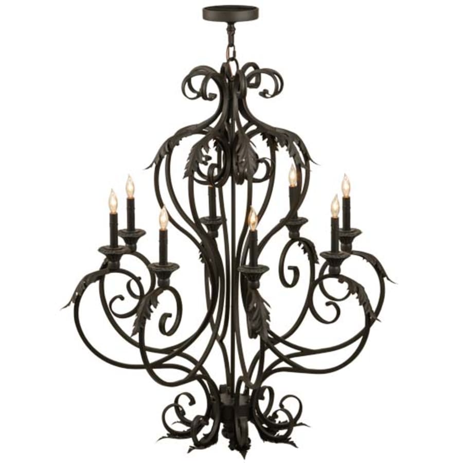 Meyda Tiffany Josephine 8 Light 36" Wide Taper Candle Style Chandelier
