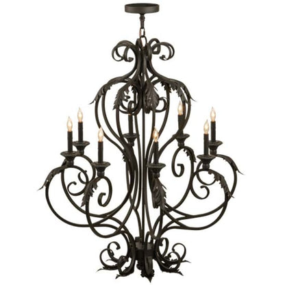 Meyda Tiffany Josephine 8 Light 36" Wide Taper Candle Style Chandelier