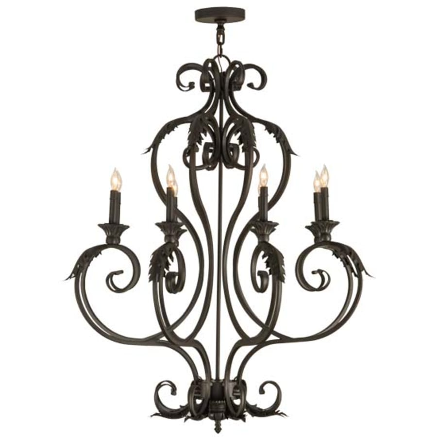 Meyda Tiffany Josephine 8 Light 36" Wide Taper Candle Style Chandelier