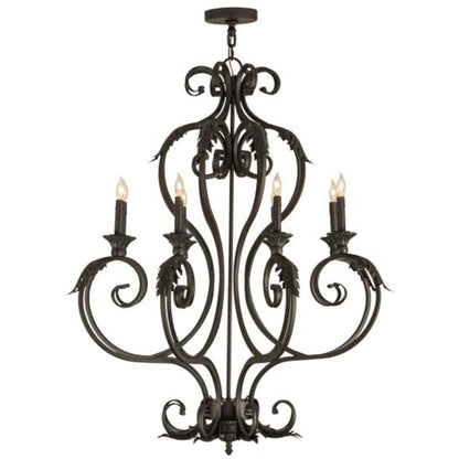Meyda Tiffany Josephine 8 Light 36" Wide Taper Candle Style Chandelier