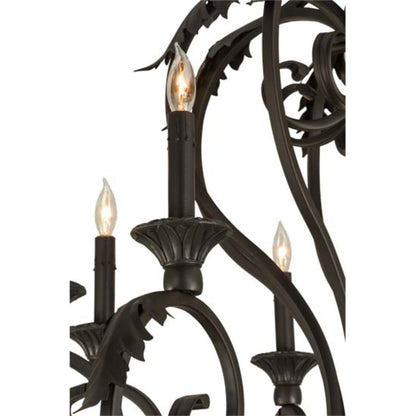 Meyda Tiffany Josephine 8 Light 36" Wide Taper Candle Style Chandelier
