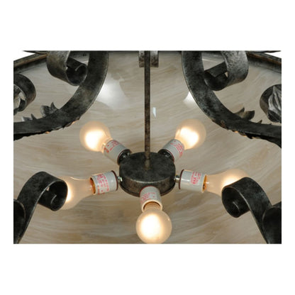 Meyda Tiffany Renaissance 5 Light 43" Wide Crystal Pendant