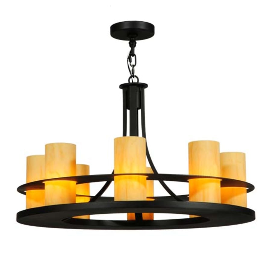 Meyda Tiffany Arion 8 Light 32" Wide Pillar Candle Pendant