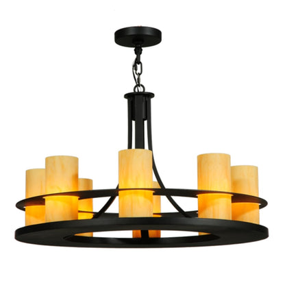 Meyda Tiffany Arion 8 Light 32" Wide Pillar Candle Pendant
