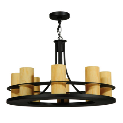 Meyda Tiffany Arion 8 Light 32" Wide Pillar Candle Pendant