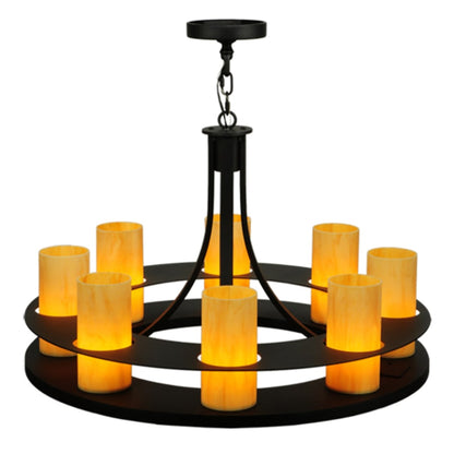 Meyda Tiffany Arion 8 Light 32" Wide Pillar Candle Pendant