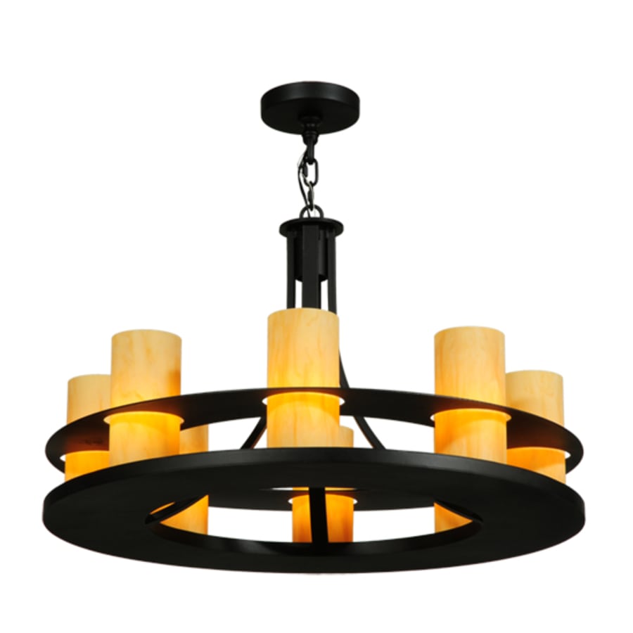 Meyda Tiffany Arion 8 Light 32" Wide Pillar Candle Pendant