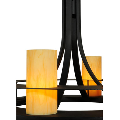Meyda Tiffany Arion 8 Light 32" Wide Pillar Candle Pendant
